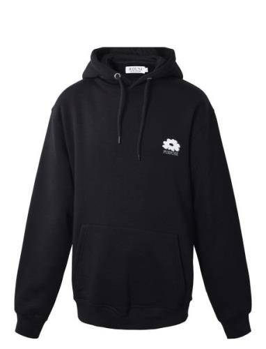 Hoodie W/Back Print Black Hound