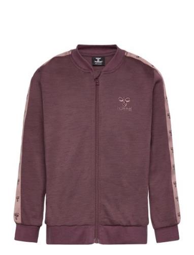 Hmlwulbato Zip Jacket Burgundy Hummel