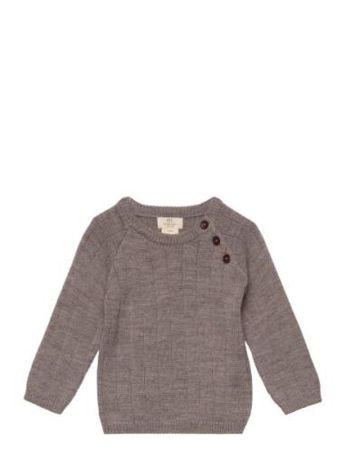 Merino Knitted Blouse Grey Copenhagen Colors