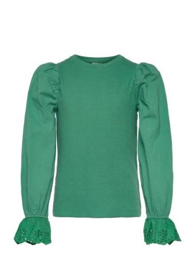 T-Shirt Ls Green Creamie