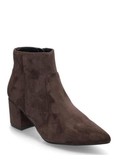 Biadevived Ankle Boot Faux Suede Brown Bianco