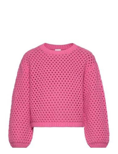 Sweater Mesh Knit Pink Lindex