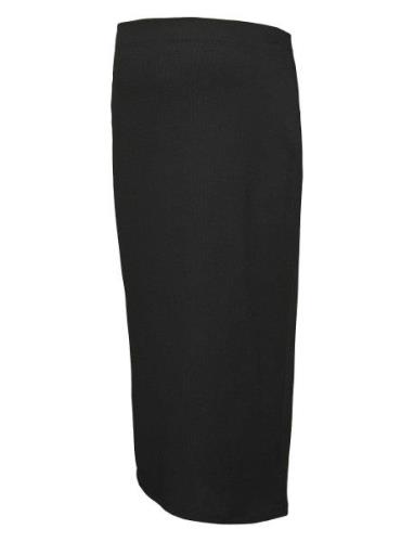 Mlalicca Hw Midi Jrs Skirt Black Mamalicious