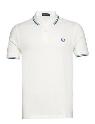 Twin Tipped Fp Shirt White Fred Perry