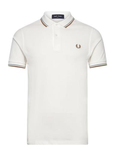 Twin Tipped Fp Shirt White Fred Perry