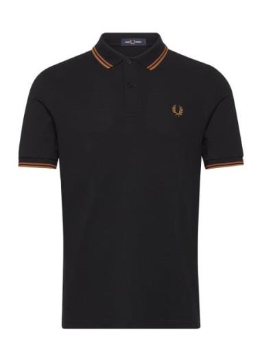 Twin Tipped Fp Shirt Black Fred Perry