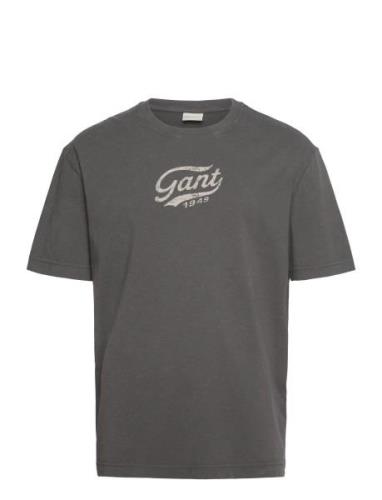 St Washed Tshirt Grey GANT