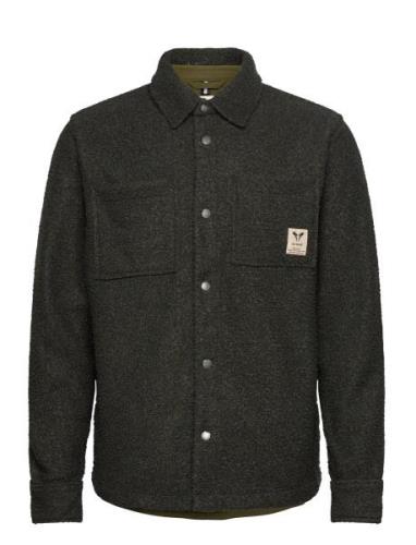 Ace Boucle Overshirt Khaki Fat Moose