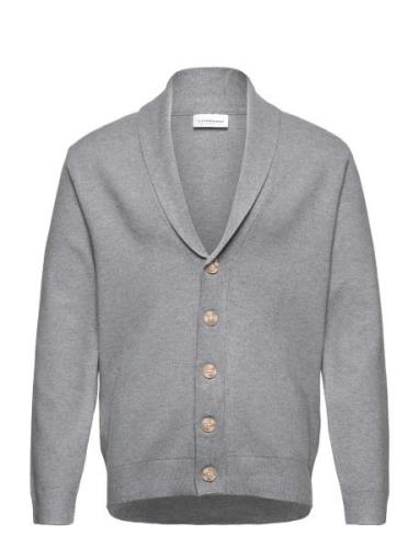 Ecovero Shawl Collar Cardigan Grey Lindbergh