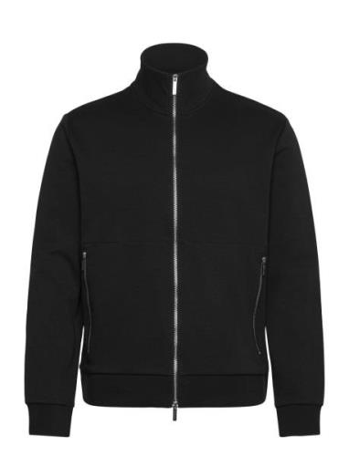 Dressy Full Zip Mock Black Michael Kors