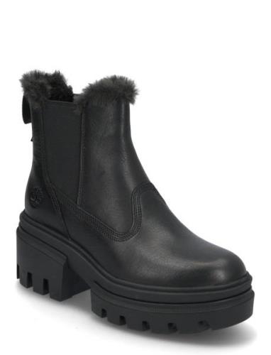 Everleigh Boot Warm Lined Chelsea Black Timberland