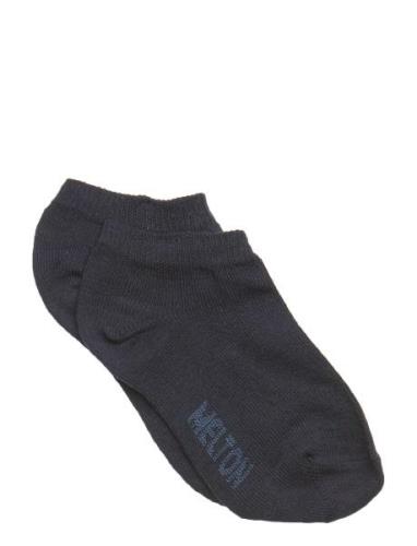 Cotton Sneaker Socks Black Melton