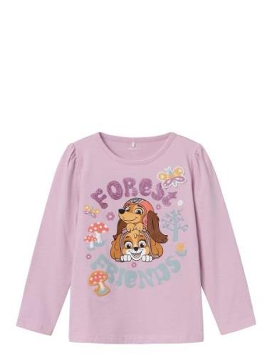 Nmfsusanne Pawpatrol Ls Top Box Cplg Purple Name It