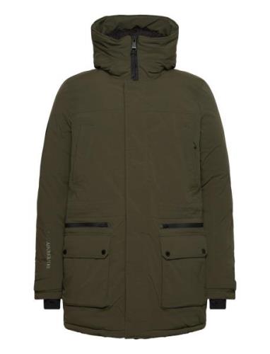 City Padded Parka Jacket Khaki Superdry