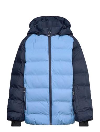 Ski Jacket - Quilt - Contrast Blue Color Kids