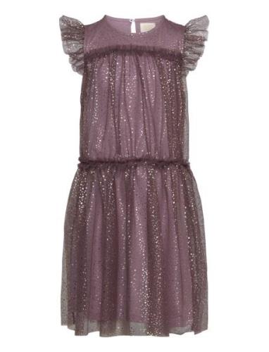 Dress Mesh Purple Creamie