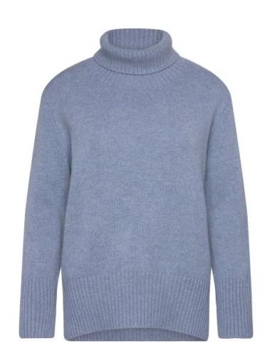 Angelica Merino Turtleneck Blue Newhouse