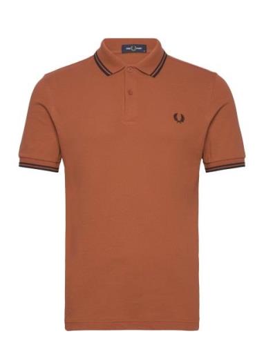 Twin Tipped Fp Shirt Orange Fred Perry