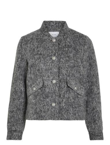 Vichichi L/S Short Jacket/R Grey Vila