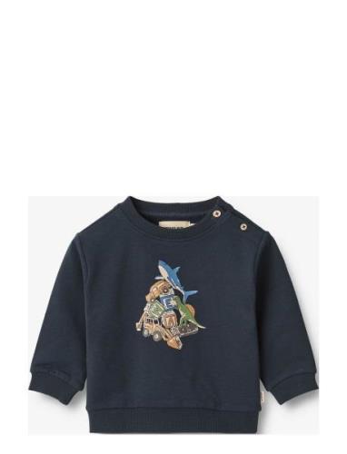 Sweatshirt Billy Navy Wheat