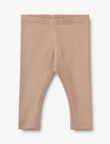 Rib Leggings Maddy Pink Wheat