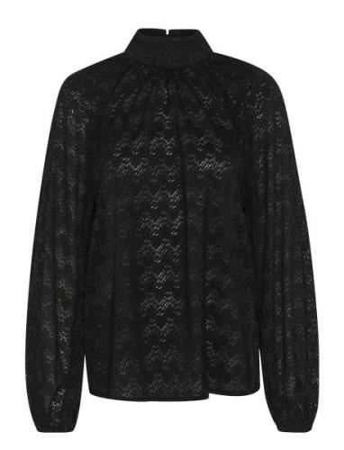 Kasmilla Lace Blouse Black Kaffe