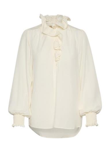 Cucamusa Flounce Shirt Cream Culture