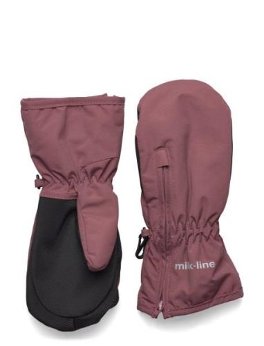 Nylon Mittens Pink Mikk-line