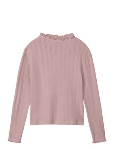 Nkfraria Ls Slim Top Pink Name It