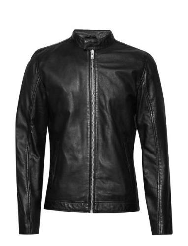 Leather Jacket Black Lindbergh