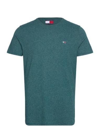 Tjm Xslim Jaspe C Neck Ext Green Tommy Jeans