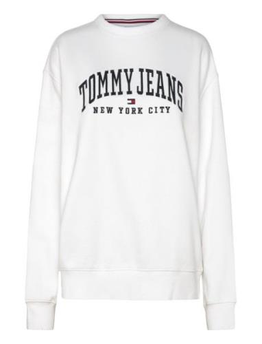 Tjw Rlx Varsity Crew White Tommy Jeans