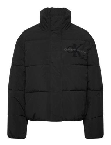 Chenille Monologo Puffer Black Calvin Klein Jeans