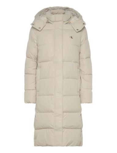 Monologo Non Down Long Puffer Beige Calvin Klein Jeans