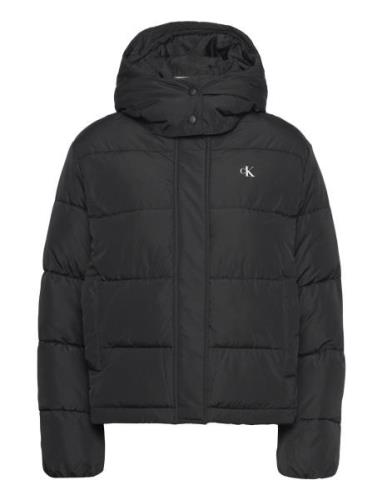 Matte Monologo Nd Short Puffer Black Calvin Klein Jeans