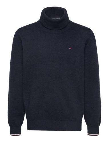 Essential Reg Turtleneck Sweater Navy Tommy Hilfiger