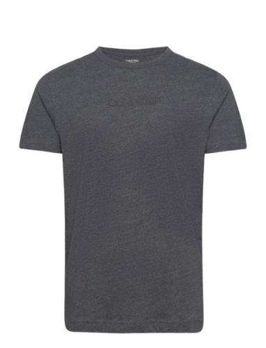 S/S Crew Neck Grey Calvin Klein