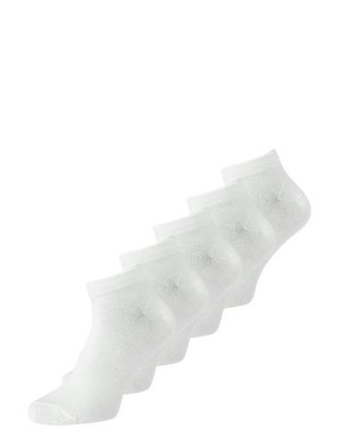 Jacbasic Bamboo Short Sock 5 Pack White Jack & J S