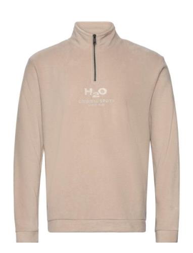 Blåvand Ii Fleece Half Zip Beige H2O