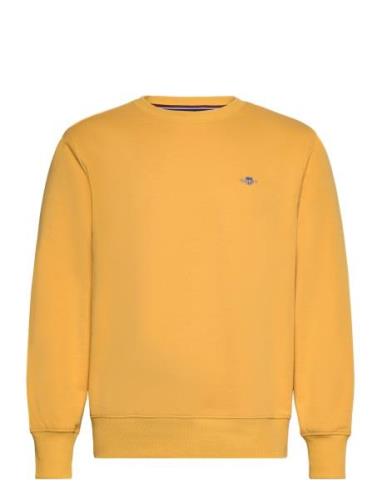 Reg Shield C-Neck Sweat Yellow GANT