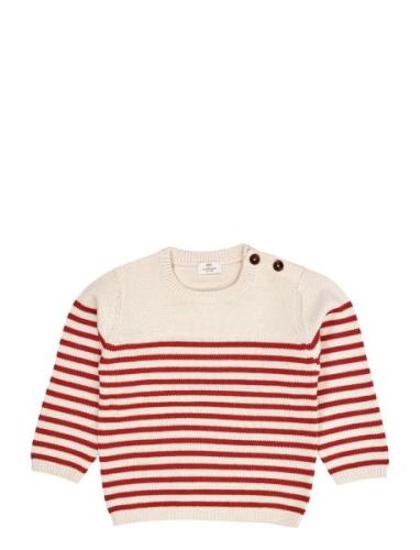 Knitted Striped Sailor Jumper Red Copenhagen Colors