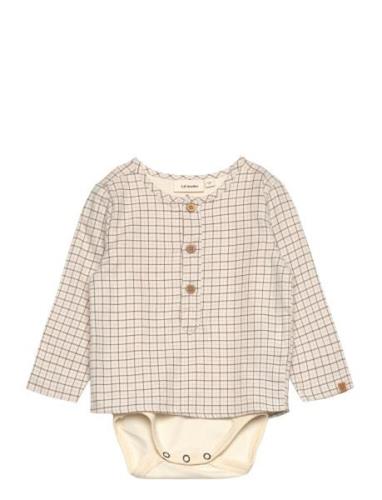 Nbmdamieno Ls Loose Body Shirt Lil Beige Lil'Atelier