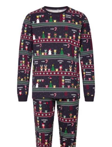 Vintage Gaming Pyjamas Navy Christmas Sweats