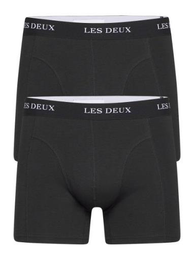 Warren 2-Pack Boxers Black Les Deux