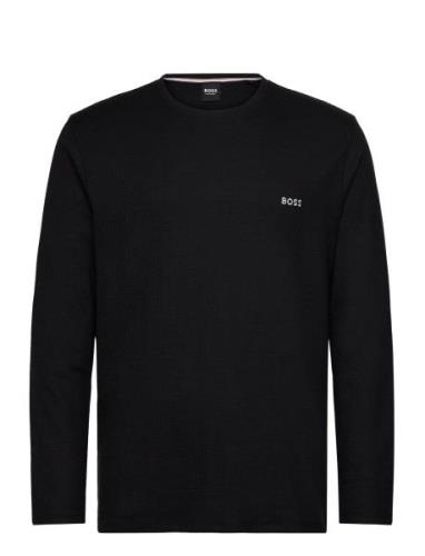 Waffle Ls-Shirt Black BOSS