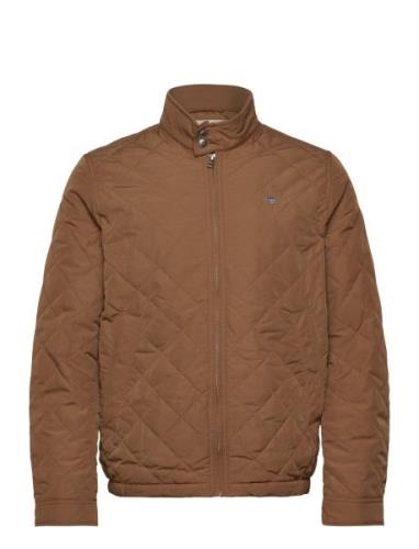 Quilted Windcheater Brown GANT