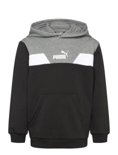 Puma Power Colorblock Hoodie Fl B Black PUMA