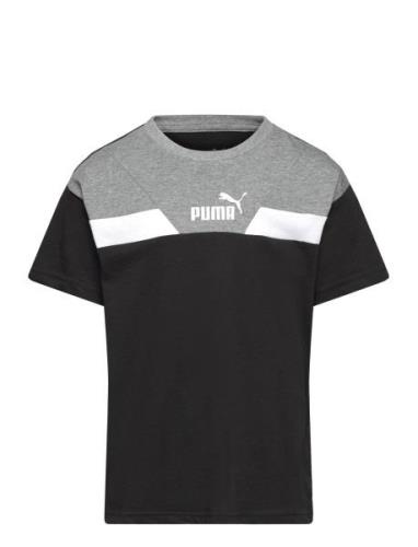 Puma Power Colorblock Tee B Black PUMA