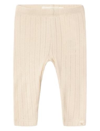 Nbfrachel Nis Slim Leggings Lil Noos Cream Lil'Atelier