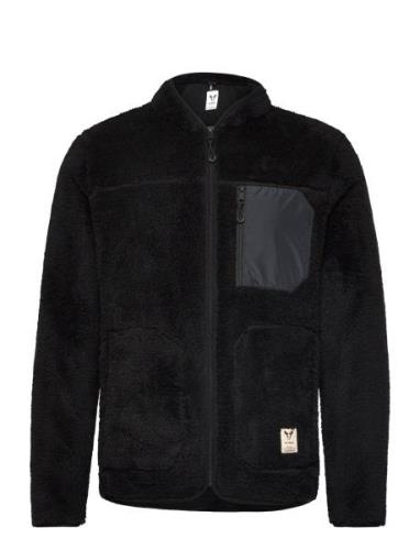 Wood Fleece Jacket Black Fat Moose